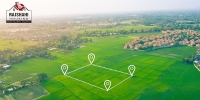 24 katha land for sell near city hat with 20 feet road